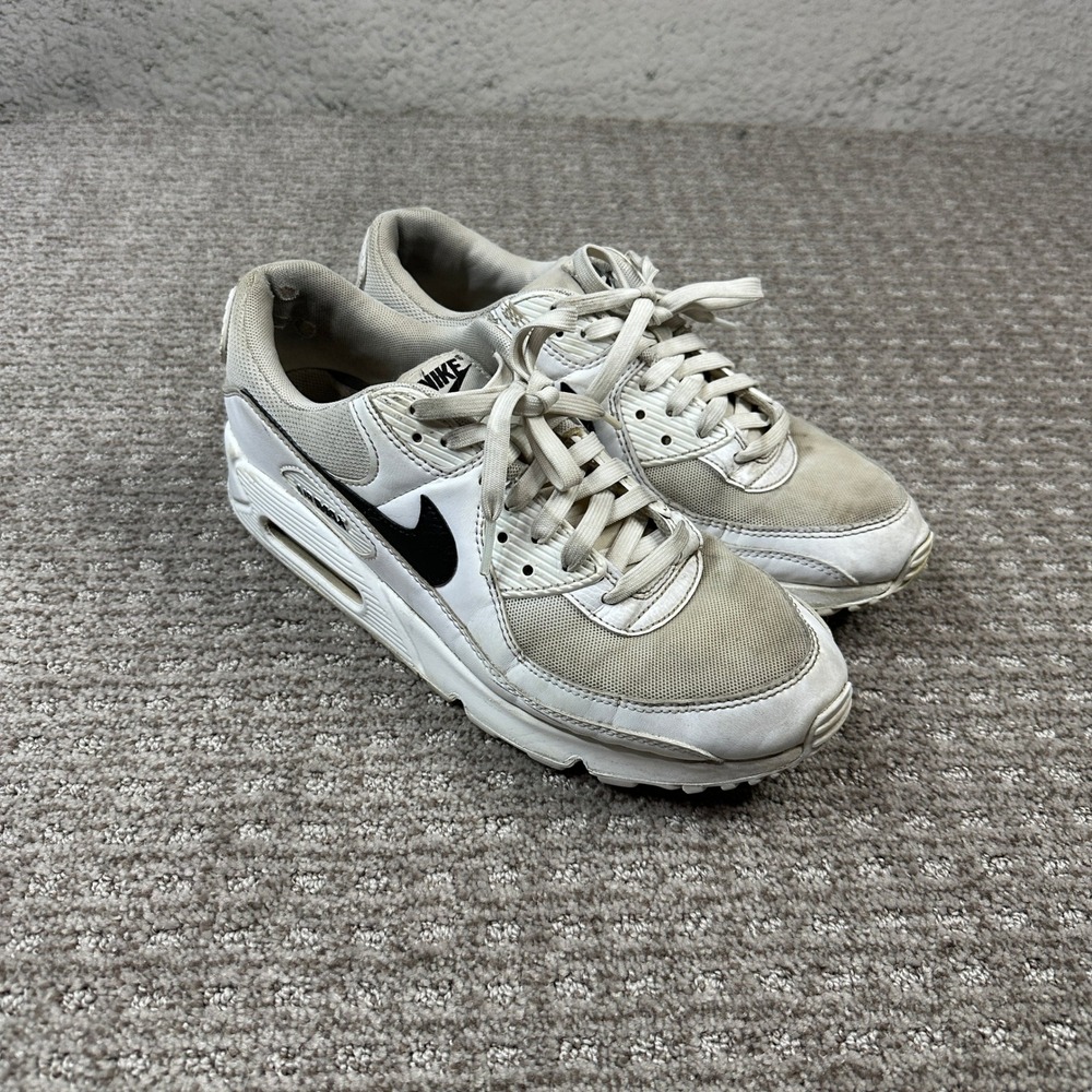 Nike Air Max 90 White Black DH8010-101 Womens 11 Running Shoes